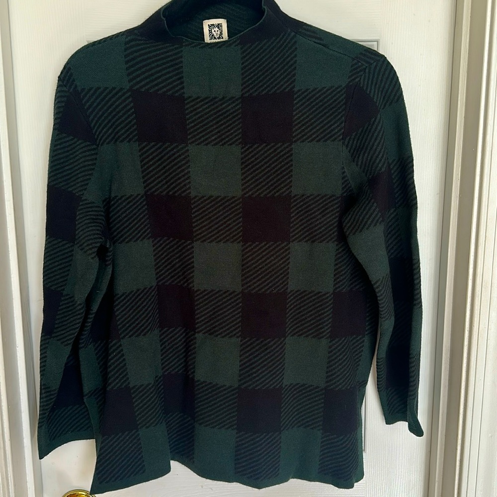 Anne Klein tree line/black sweater